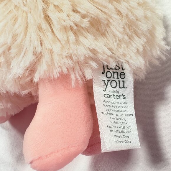 2019 Just One You Carters Plush Extra Soft Cuddly Llama Stuffed Animal 0+ NWT - Picture 4 of 6